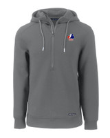 Montreal Expos Cooperstown Cutter & Buck Roam Eco Half Zip Recycled Mens Pullover Hoodie EG_MANN_HG 1