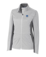 North Carolina Tar Heels Alumni Cutter & Buck Navigate Softshell Womens Full Zip Jacket POL_MANN_HG 1