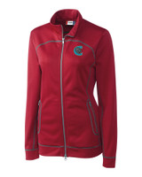 Charlotte Knights Clique Helsa Performance Womens Full Zip Knit Jacket DKR_MANN_HG 1