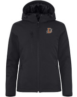 Durham Bulls Clique Equinox Insulated Womens Softshell Jacket Black Mannequin