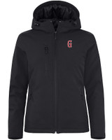 Greenville Drive Clique Equinox Insulated Womens Softshell Jacket Black Mannequin