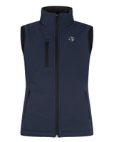 Gwinnett Stripers Clique Equinox Insulated Womens Softshell Vest Dark Navy Mannequin