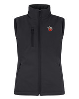 Fort Wayne TinCaps Clique Equinox Insulated Womens Softshell Vest Black Mannequin
