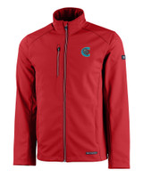 Charlotte Knights Cutter & Buck Evoke Eco Softshell Recycled Full Zip Mens Jacket CDR_MANN_HG 1