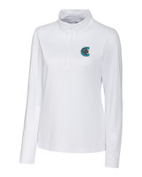 Charlotte Knights Clique Spin Eco Performance Half Zip Womens Pullover WH_MANN_HG 1