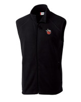 Fort Wayne TinCaps Clique Summit Performance Fleece Full Zip Mens Vest Black Mannequin