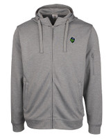 Hillsboro Hops Clique Lift Eco Performance Full Zip Unisex Hoodie Sweatshirt Grey Melange Mannequin