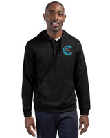 Charlotte Knights Clique Lift Eco Performance Unisex Pullover Hoodie Sweatshirt Black Front