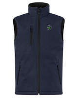 Hillsboro Hops Clique Equinox Insulated Mens Softshell Vest Dark Navy Mannequin