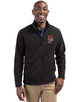 Fresno Grizzlies Clique Summit Performance Fleece Full Zip Mens Jacket Black Front