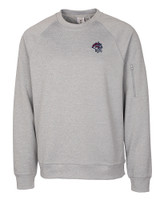 Binghamton Rumble Ponies Clique Lift Eco Performance Unisex Crewneck Sweatshirt Grey Melange Mannequin