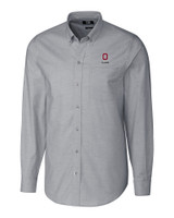 Ohio State Buckeyes Alumni Cutter & Buck Stretch Oxford Mens Long Sleeve Dress Shirt CC_MANN_HG 1