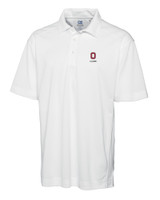 Ohio State Buckeyes Alumni Cutter & Buck CB Drytec Genre Textured Solid Mens Big and Tall Polo WH_MANN_HG 1