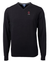 Ohio State Buckeyes Alumni Cutter & Buck Lakemont Tri-Blend Mens Big and Tall V-Neck Pullover Sweater BL_MANN_HG 1