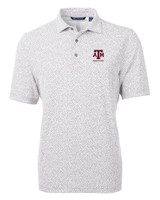 Texas A&M Aggies Alumni Cutter & Buck Virtue Eco Pique Botanical Print Recycled Mens Polo POL_MANN_HG 1