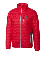 Texas Tech Red Raiders Alumni Cutter & Buck Rainier PrimaLoft® Mens Eco Insulated Full Zip Puffer Jacket RD_MANN_HG 1