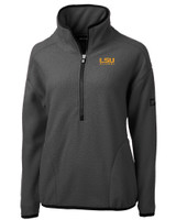 LSU Tigers Alumni Cutter & Buck Cascade Eco Sherpa Womens Fleece Pullover Jacket EGBL_MANN_HG 1