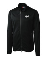 Lansing Lugnuts Clique Helsa Performance Mens Full Zip Knit Jacket Black Mannequin