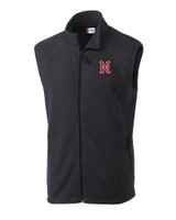 Nashville Sounds Clique Summit Performance Fleece Full Zip Mens Vest Charcoal Mannequin
