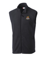 Toledo Mud Hens Clique Summit Performance Fleece Full Zip Mens Vest Charcoal Mannequin
