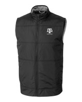 Texas A&M Aggies Alumni Cutter & Buck Stealth Hybrid Quilted Mens Windbreaker Vest BL_MANN_HG 1