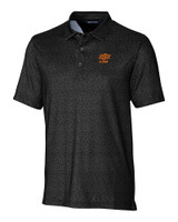 Oklahoma State Cowboys Alumni Cutter & Buck Pike Micro Floral Print Stretch Mens Polo BL_MANN_HG 