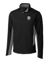 Texas A&M Aggies Alumni Cutter & Buck Navigate Softshell Mens Big and Tall Full Zip Jacket BL_MANN_HG 1