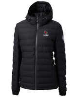 Louisville Cardinals Alumni Cutter & Buck Mission Ridge Repreve® Eco Insulated Womens Puffer Jacket BL_MANN_HG 