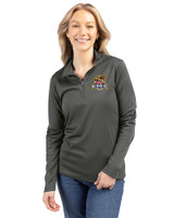 Toledo Mud Hens Clique Spin Eco Performance Half Zip Womens Pullover Pistol Front