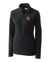 Nashville Sounds Clique Summit Performance Fleece Full Zip Womens Jacket Charcoal Mannequin