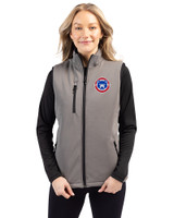 South Bend Cubs Clique Equinox Insulated Womens Softshell Vest Pistol Front