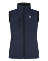 Scranton/Wilkes-Barre RailRiders Clique Equinox Insulated Softshell Womens Full Zip Vest Dark Navy Mannequin