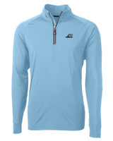 West Michigan Whitecaps Cutter & Buck Adapt Eco Knit Stretch Recycled Mens Quarter Zip Pullover ALS_MANN_HG 1