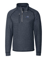 West Michigan Whitecaps Cutter & Buck Mainsail Sweater-Knit Mens Half Zip Pullover Jacket CCH_MANN_HG 1