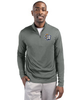 San Antonio Missions Clique Spin Eco Performance Half Zip Mens Pullover Pistol Front