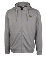 Lehigh Valley IronPigs Clique Lift Eco Performance Full Zip Unisex Hoodie Sweatshirt Grey Melange Mannequin