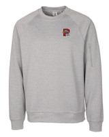 Portland Sea Dogs Clique Lift Eco Performance Unisex Crewneck Sweatshirt Grey Melange Mannequin