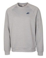 West Michigan Whitecaps Clique Lift Eco Performance Unisex Crewneck Sweatshirt Grey Melange Mannequin