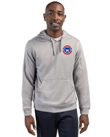 South Bend Cubs Clique Lift Eco Performance Unisex Pullover Hoodie Sweatshirt Grey Melange Front