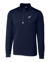 Reading Fightin Phils Cutter & Buck Traverse Stretch Quarter Zip Mens Big and Tall Pullover EG_MANN_HG 1