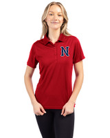 Nashville Sounds Clique Ice Pique Womens Tech Polo Cardinal Red Front