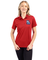 New Hampshire Fisher Cats Clique Ice Pique Womens Tech Polo Red Front