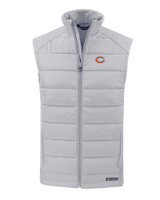 Chicago Bears - Cutter & Buck Evoke Hybrid Eco Softshell Recycled Mens Full Zip Vest CNC_MANN_HG 1