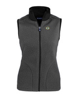 Green Bay Packers Cutter & Buck Cascade Eco Sherpa Fleece Womens Vest EGBL_MANN_HG 1