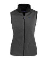 Carolina Panthers Cutter & Buck Cascade Eco Sherpa Fleece Womens Vest EGBL_MANN_HG 1