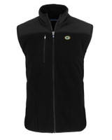 Green Bay Packers Cutter & Buck Cascade Eco Sherpa Fleece Mens Vest BL_MANN_HG 1