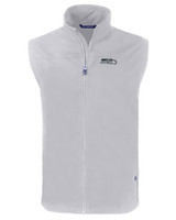 Seattle Seahawks Cutter & Buck Charter Eco Full-Zip Mens Big & Tall Vest POL_MANN_HG 1