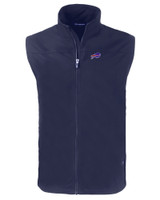 Buffalo Bills Cutter & Buck Charter Eco Full-Zip Mens Big & Tall Vest NVBU_MANN_HG 1