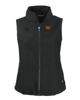 Washington Commanders Cutter & Buck Charter Eco Full-Zip Womens Vest BL_MANN_HG 1