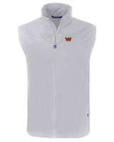 Washington Commanders Cutter & Buck Charter Eco Recycled Mens Full-Zip Vest POL_MANN_HG 1